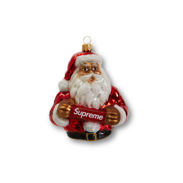 Supreme Santa Ornament Red