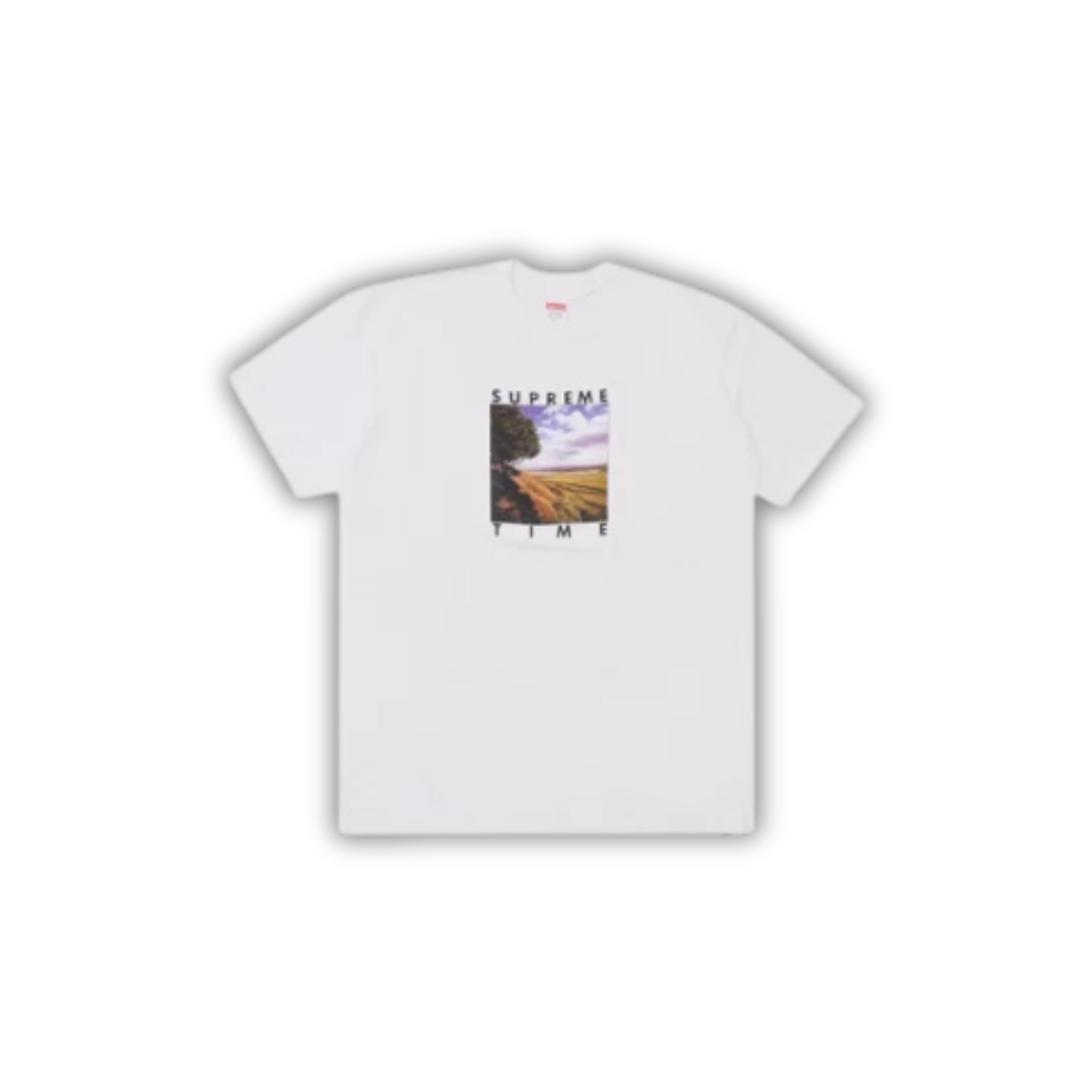 Supreme time tee deals white
