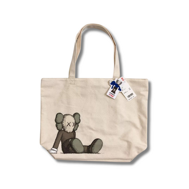 KAWS x Uniqlo Holiday Tote Bag