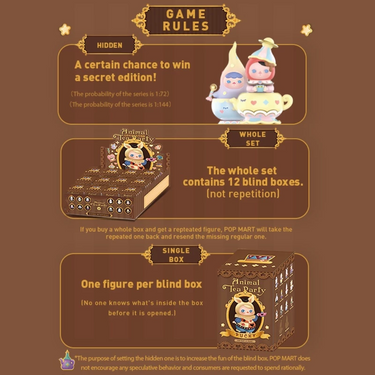 Pop Mart Pucky Animal Tea Party Series Figures *Individual
