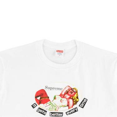 Supreme It Gets Better Every Time Tee White