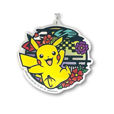 Pokémon Paper Cutout Series Acrylic Keychain Pikachu 2