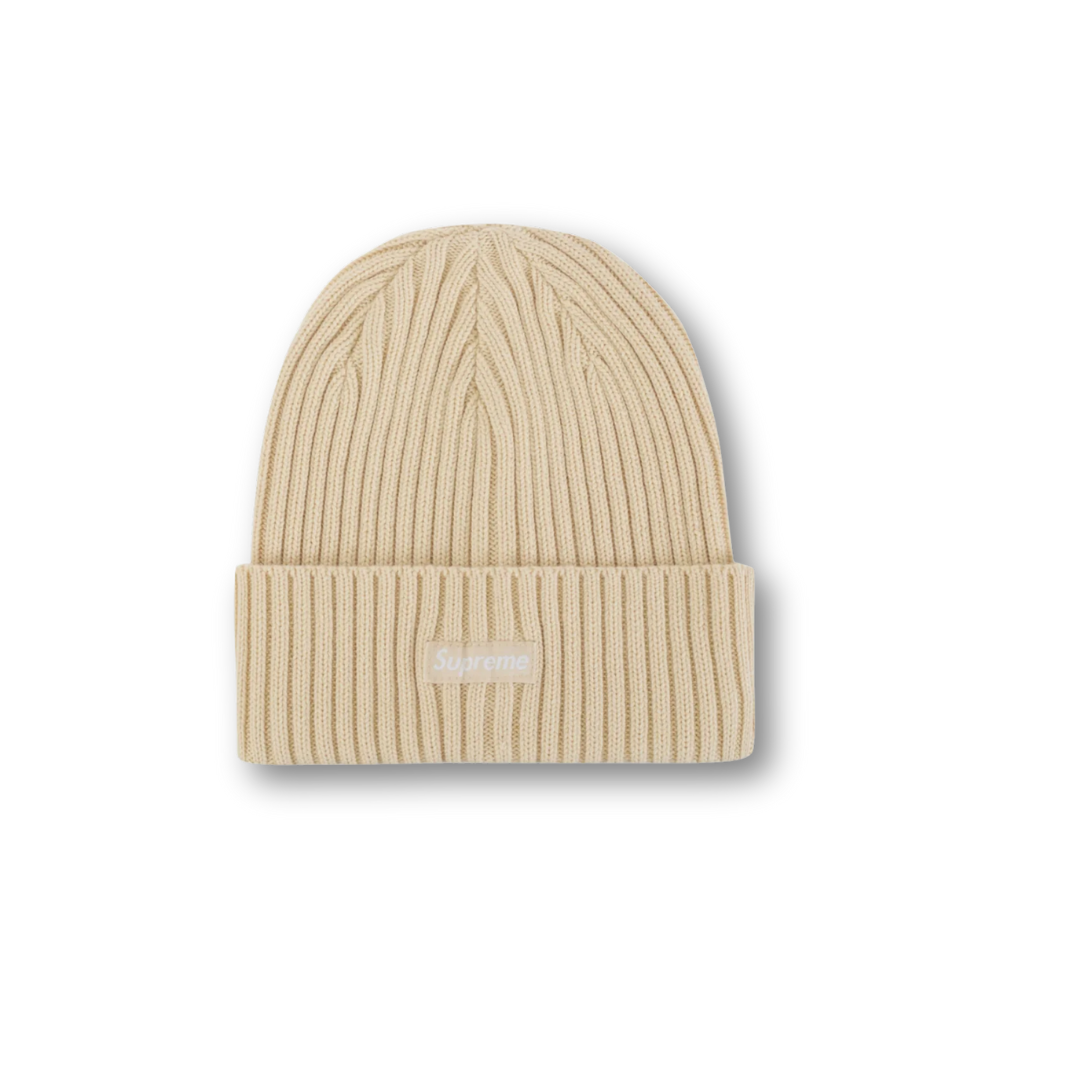 Supreme Overdyed Beanie (SS24) Light Tan