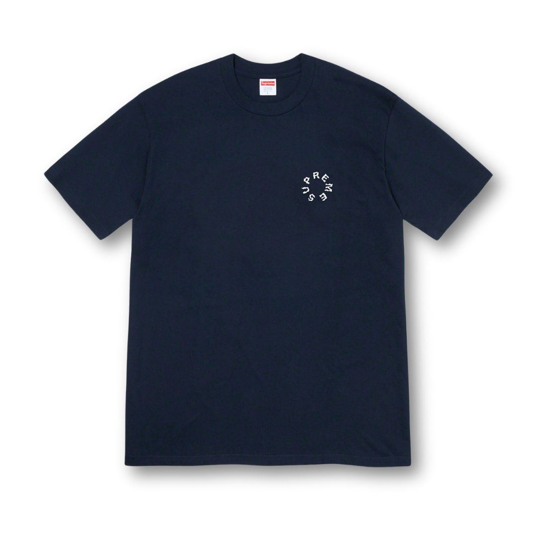 Supreme Marble Tee Navy