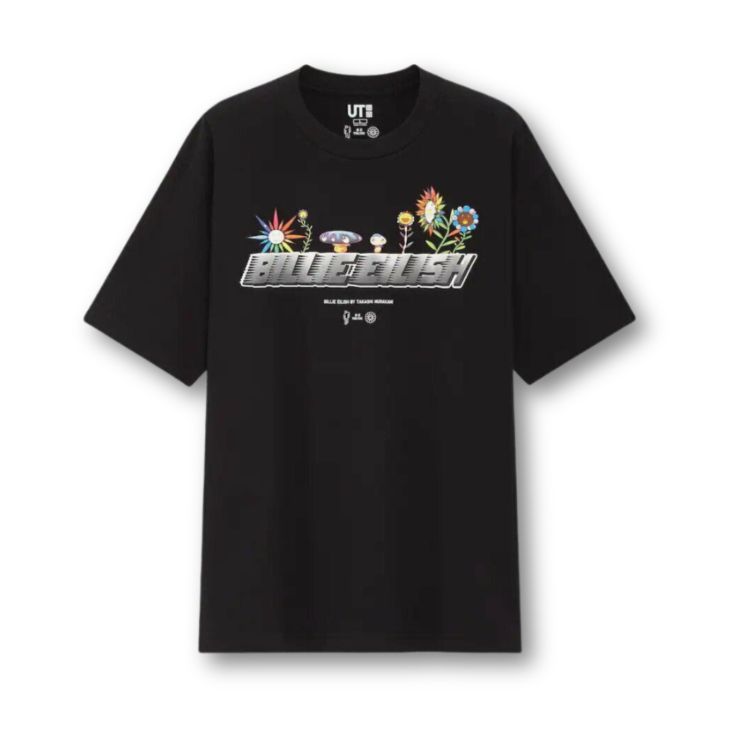 Uniqlo x Billie Eilish x Takashi Murakami Tee Black