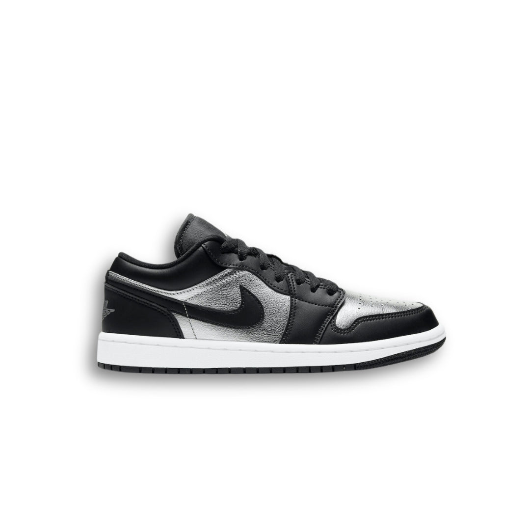 Air Jordan 1 Low SE Black Metallic Silver (W)