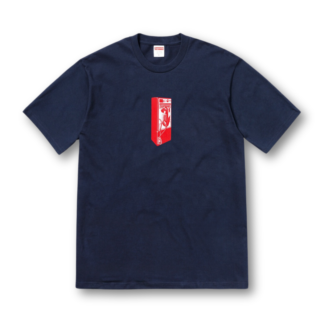 Supreme Payphone Tee Navy