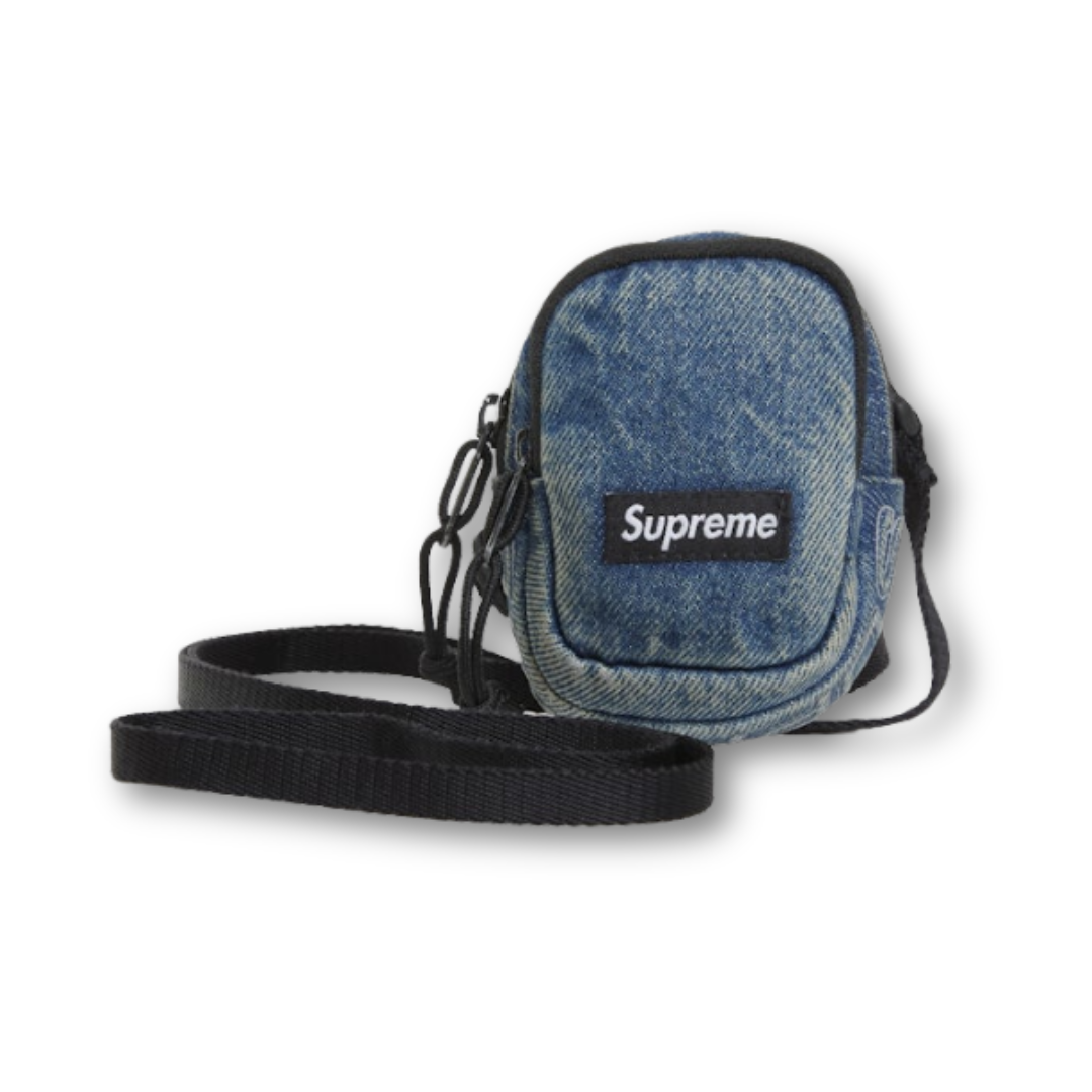 Supreme Denim Mini Utility Camera Bag Washed Indigo (FW25)