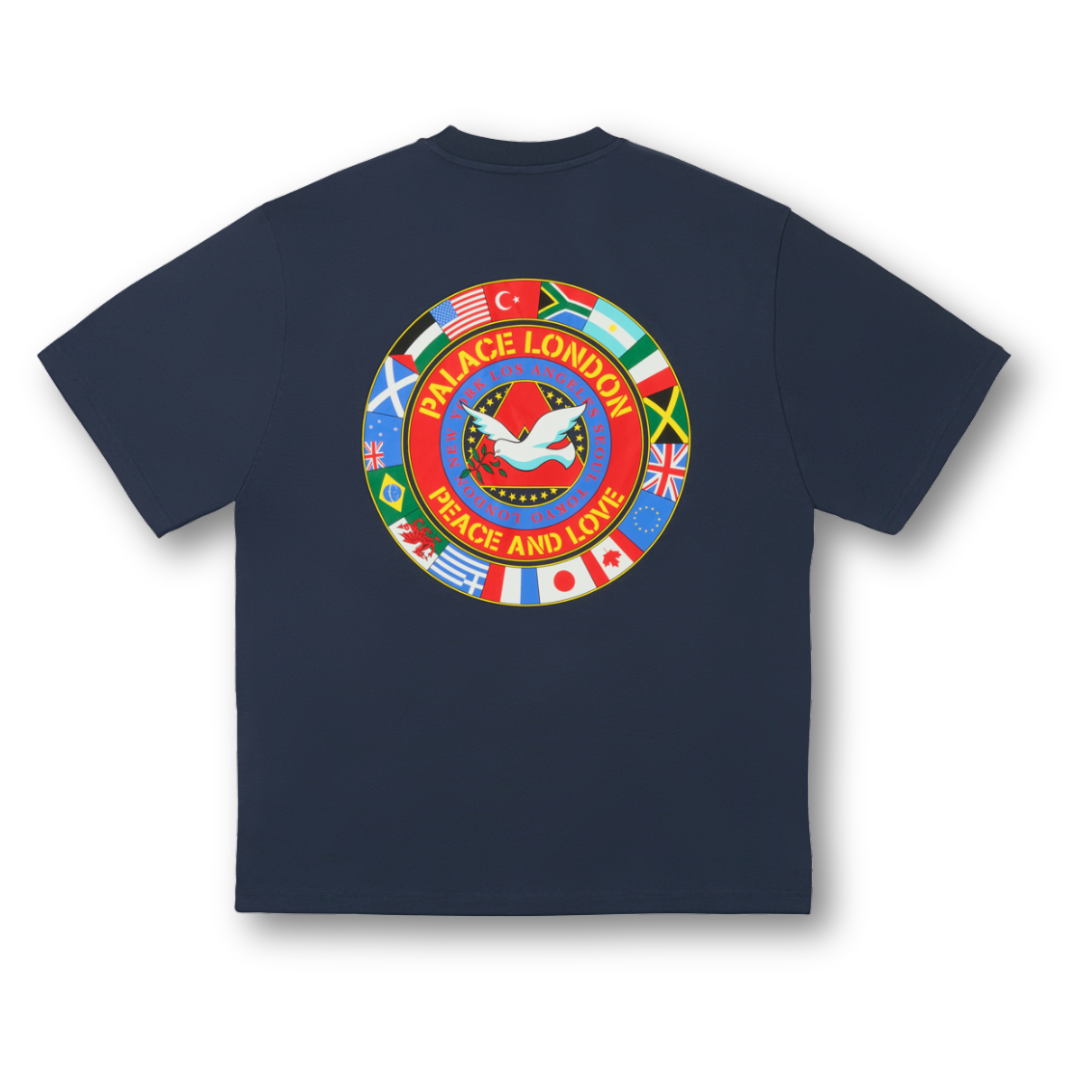 Palace Nations T-Shirt Navy