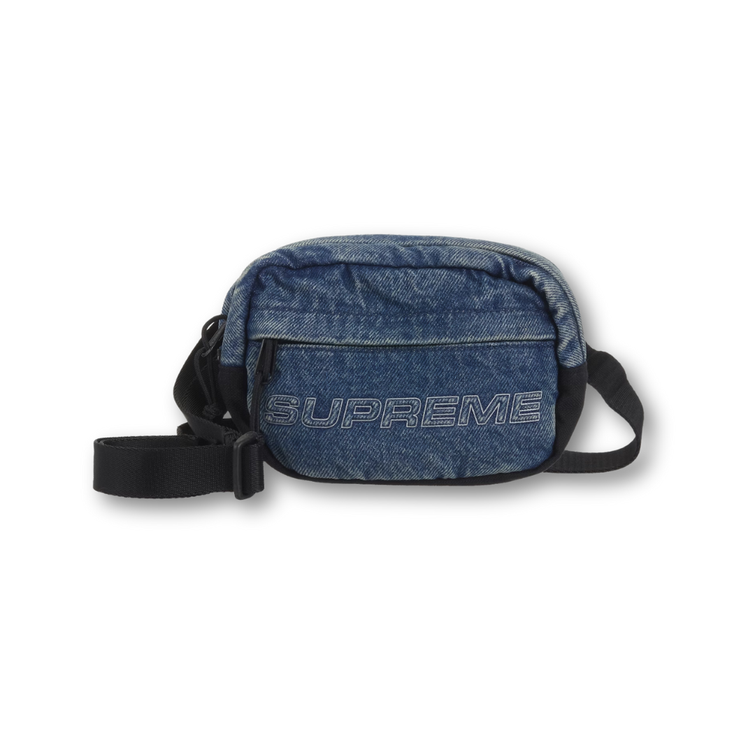 Supreme Denim Mini Shoulder Bag Washed Indigo