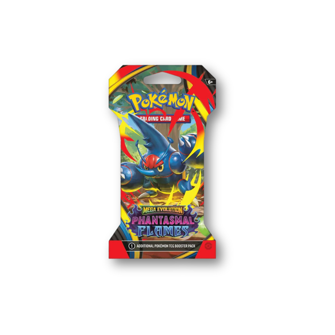2025 Pokémon Mega Evolution Phantasmal Flames Mega Heracross Booster Pack