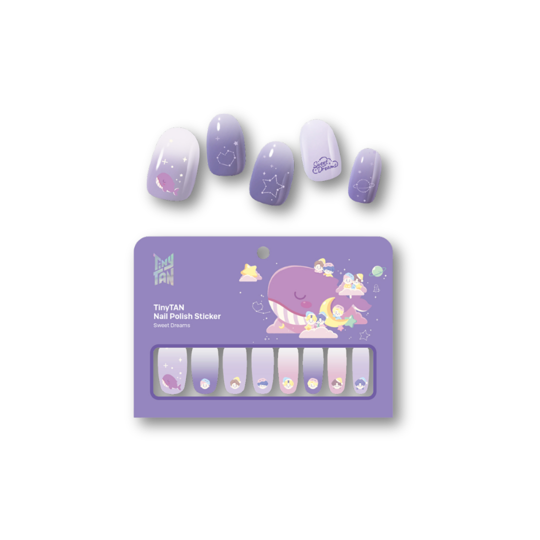 TinyTAN Nail Polish Sticker Sweet Dreams