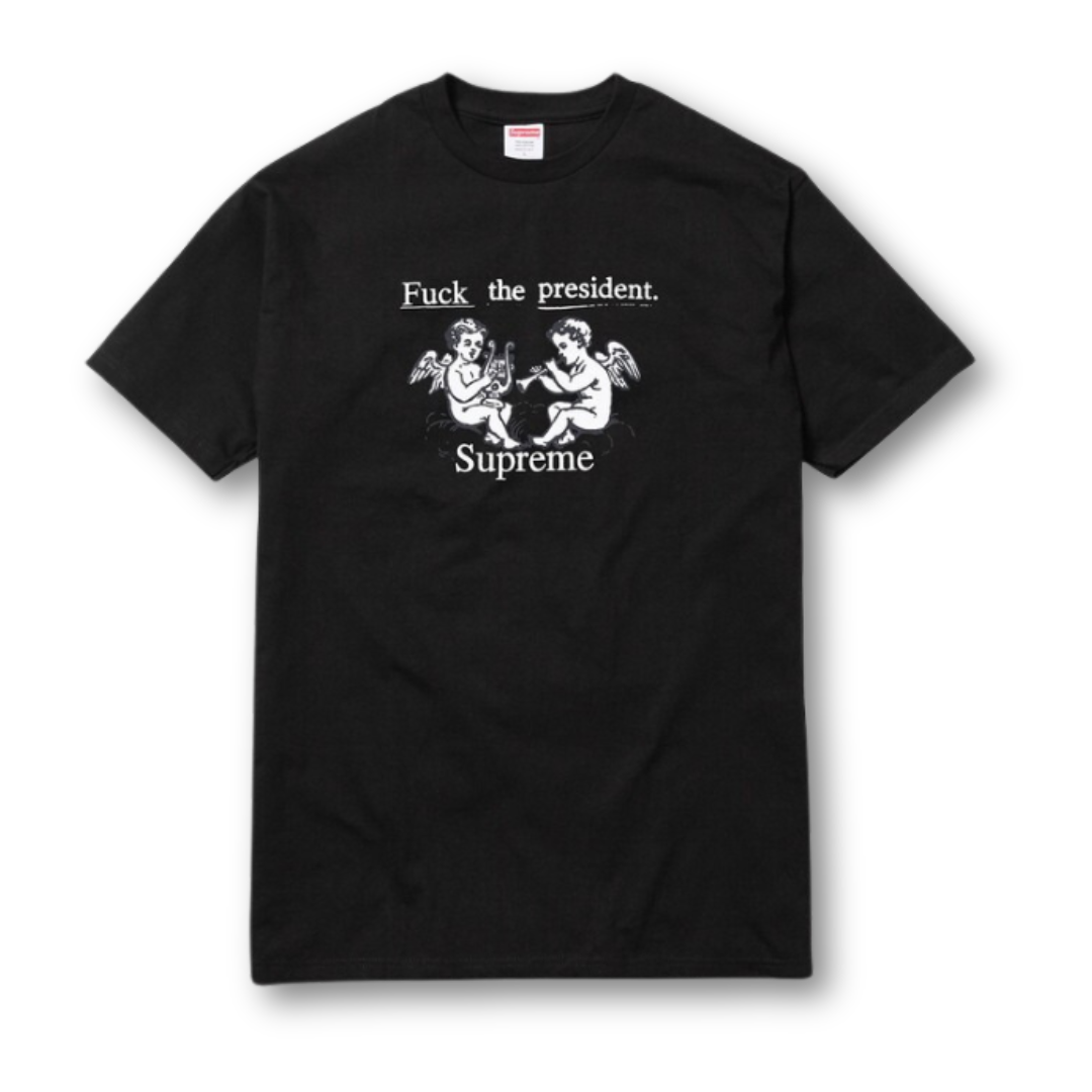 Supreme Fuck The President Tee Black