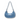 Marithé François Girbaud Embroidery Logo Shoulder Bag Light Blue