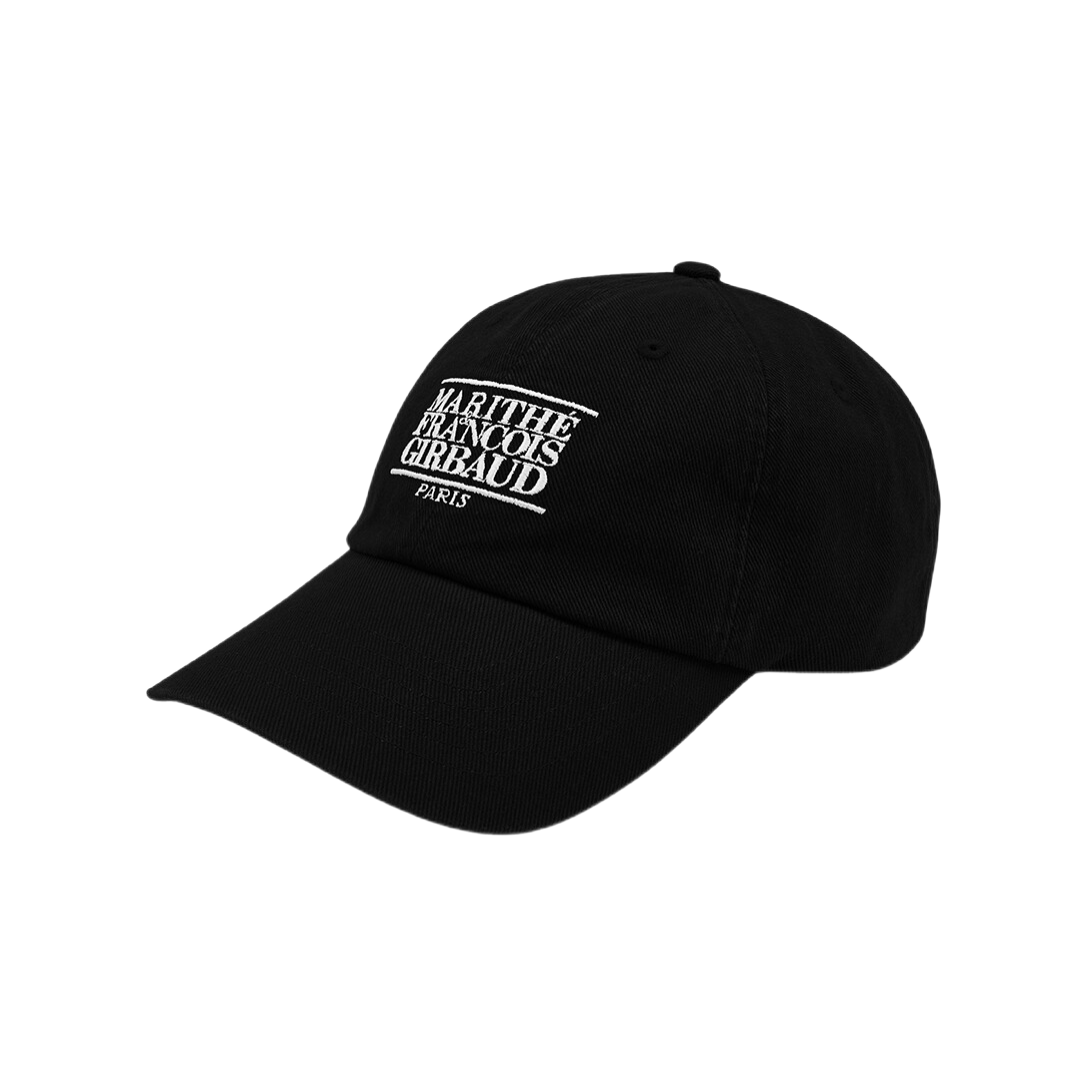 Marithé François Girbaud Small Classic Logo Cap Black