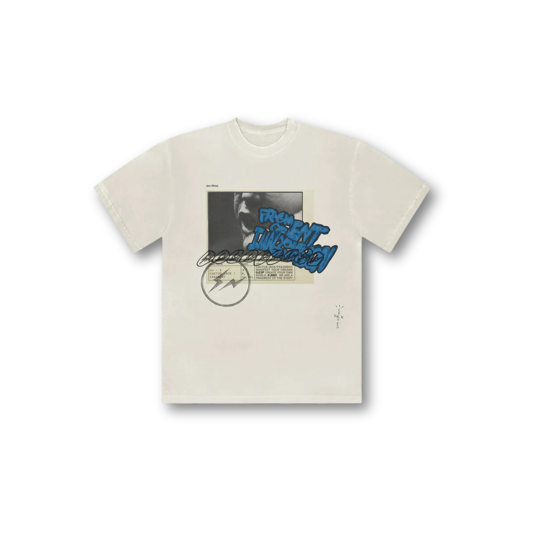 Travis Scott Cactus Jack For Fragment Manifest T-Shirt White