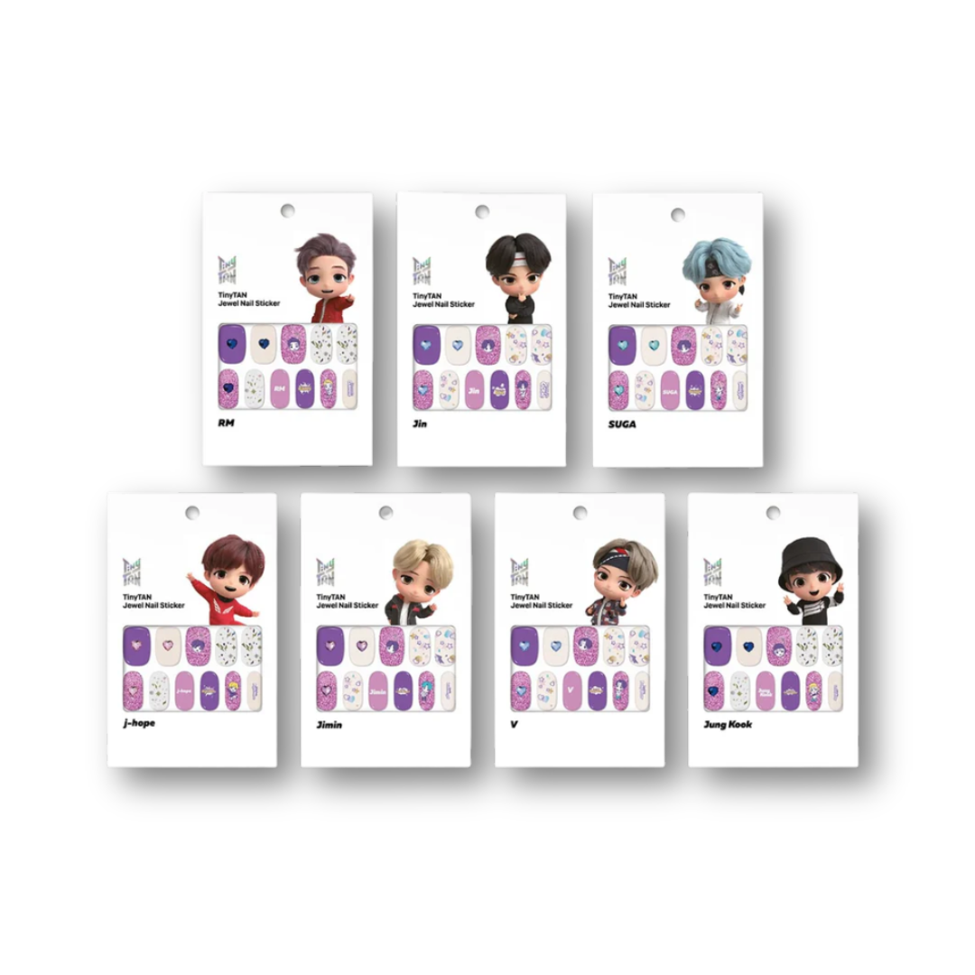 BTS TinyTAN Jewel Nail Sticker