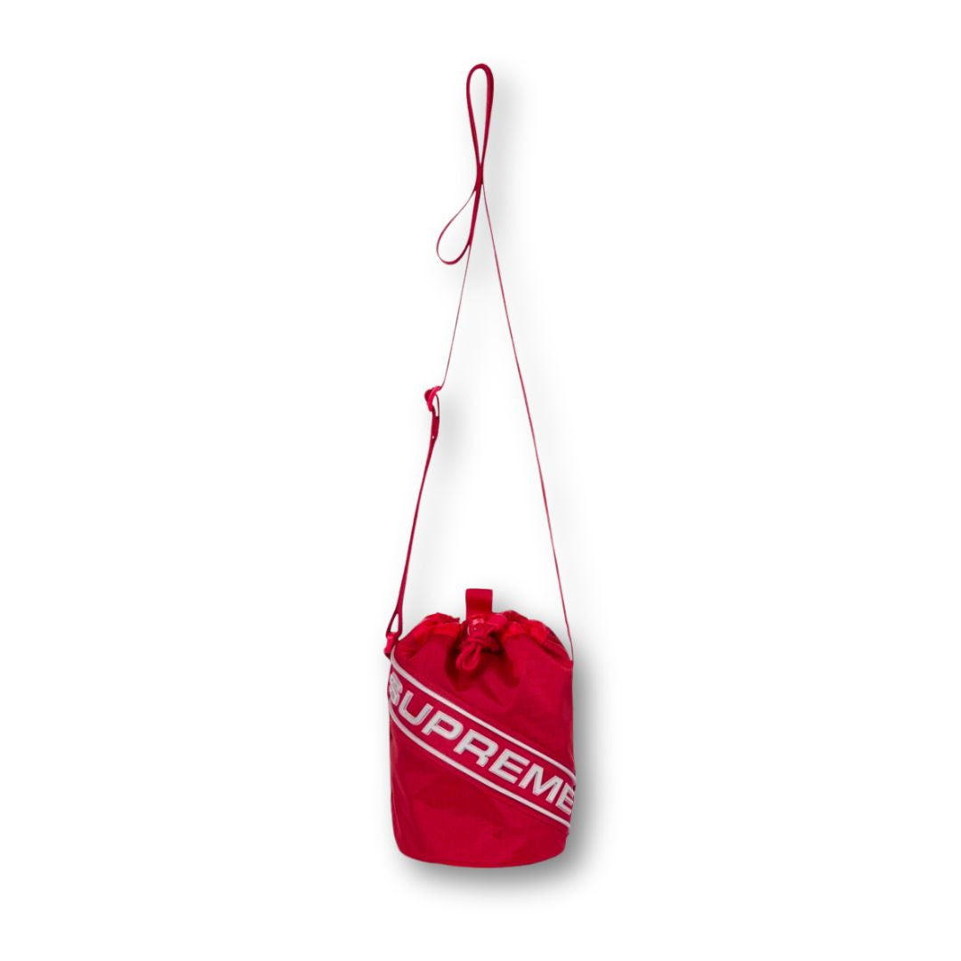 Supreme 3D Logo Small Cinch Pouch (FW23) Red