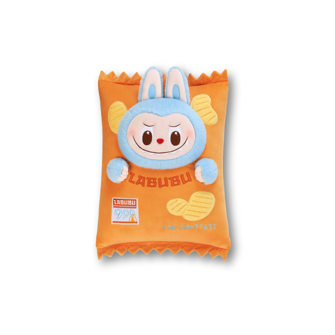 Pop Mart Labubu The Monsters Wacky Mart Series Chips Pillow