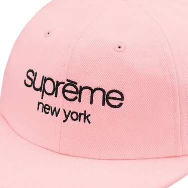 Supreme Classic Logo 6-Panel (SS18) Pink