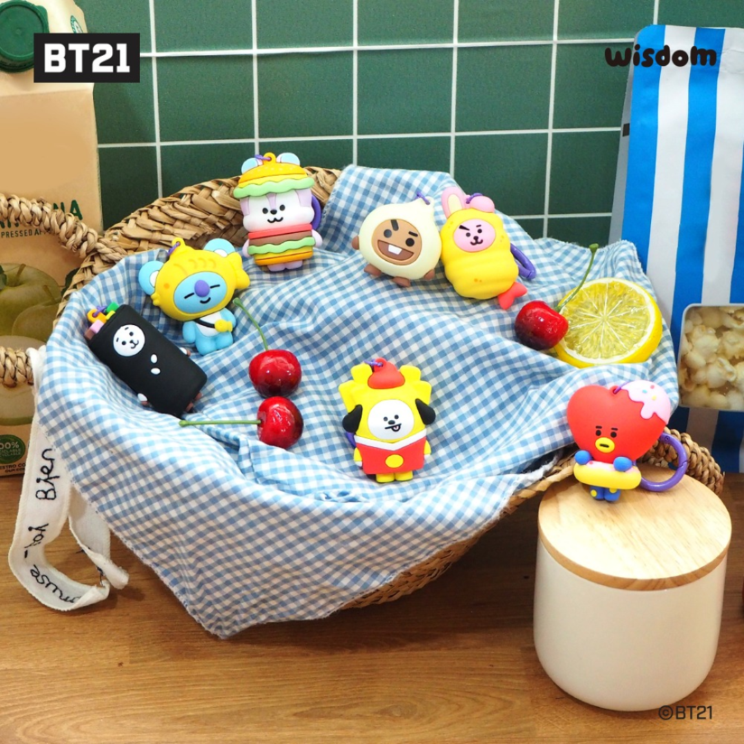 BT21 Food Figure Keyring