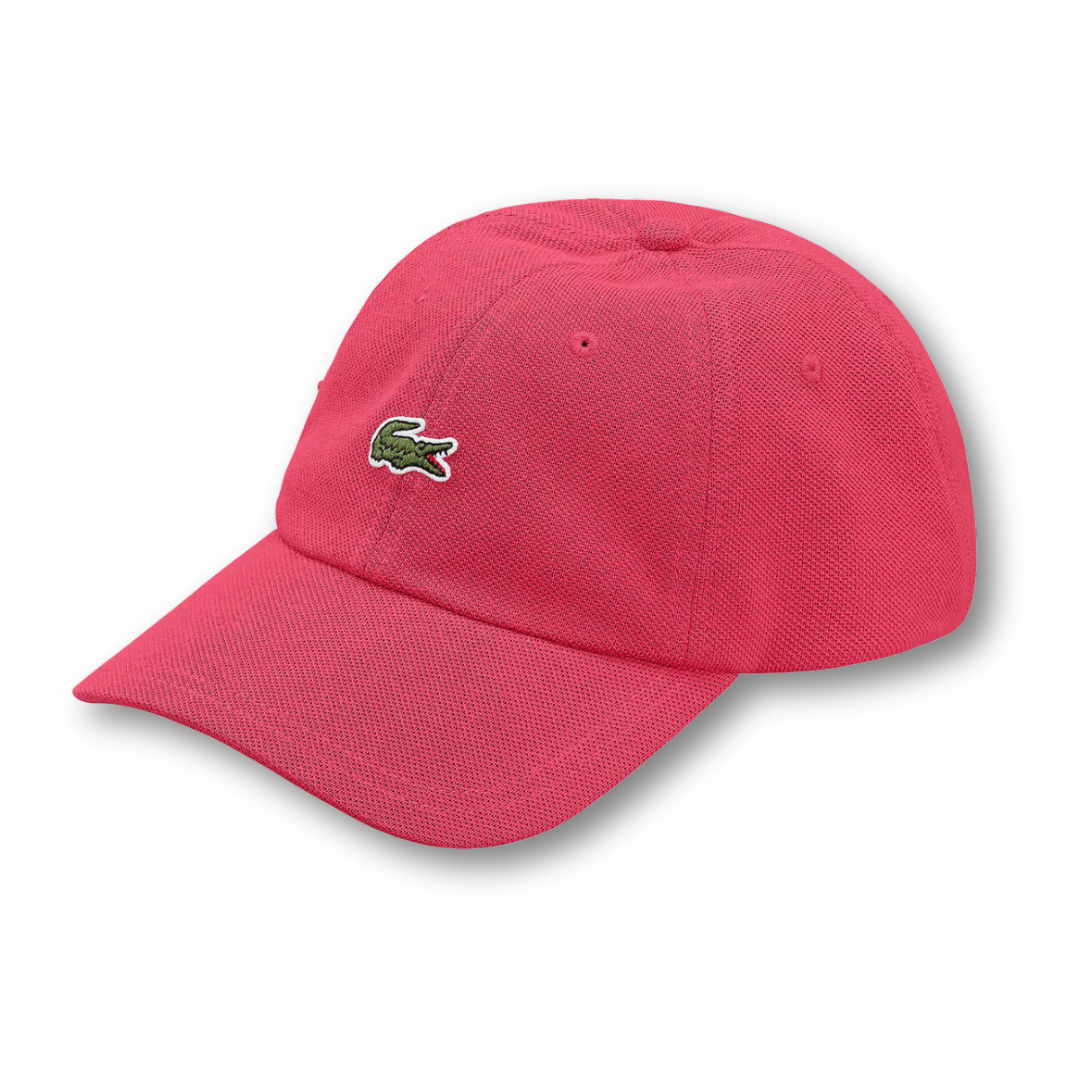 Supreme LACOSTE Pique 6-Panel Pink