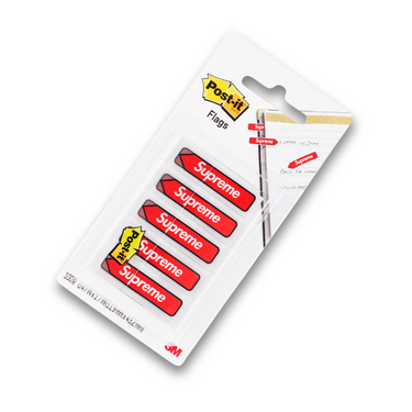 Supreme Post-it Flags Red