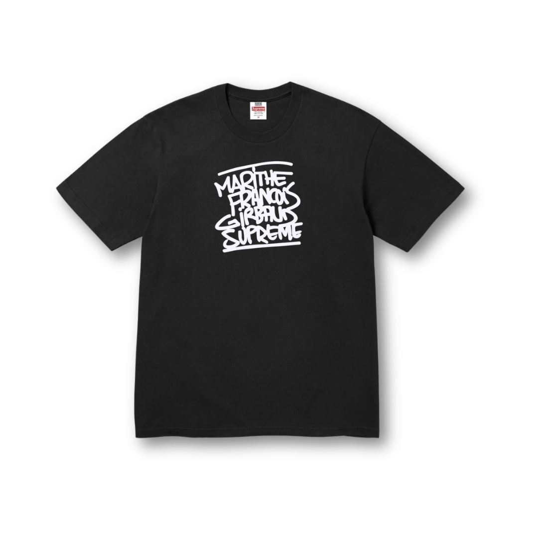 Supreme Marithé + François Girbaud Tee Black (SS25)