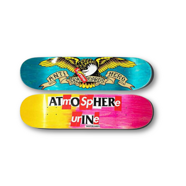 Supreme Antihero Skateboard Deck Pink / Yellow