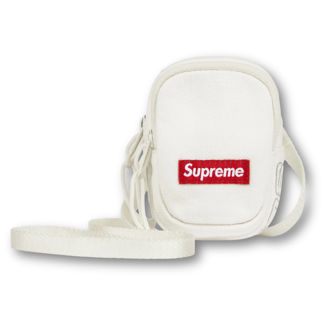 Supreme Denim Mini Utility Bag White (FW25)