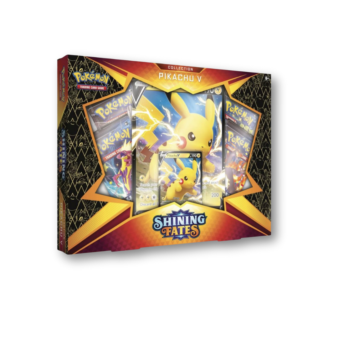 Pokémon TCG Sword & Shield Shining Fates Pikachu V Collection Box