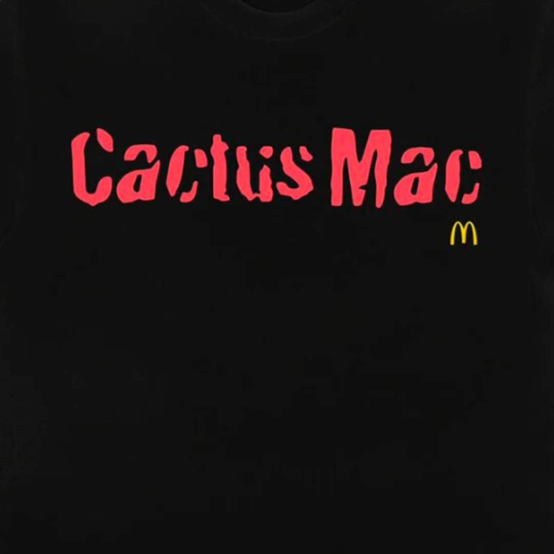 Cactus Jack Travis Scott McDonald's Cactus Mac Tee Black