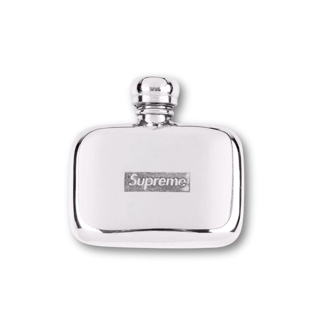 Supreme Pewter Mini Flask Silver