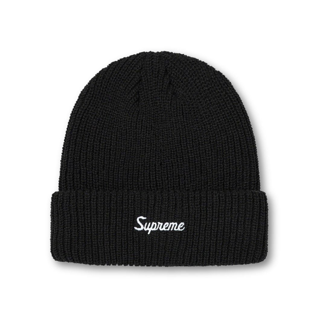 Supreme Loose Gauge Beanie FW20 Black/Black