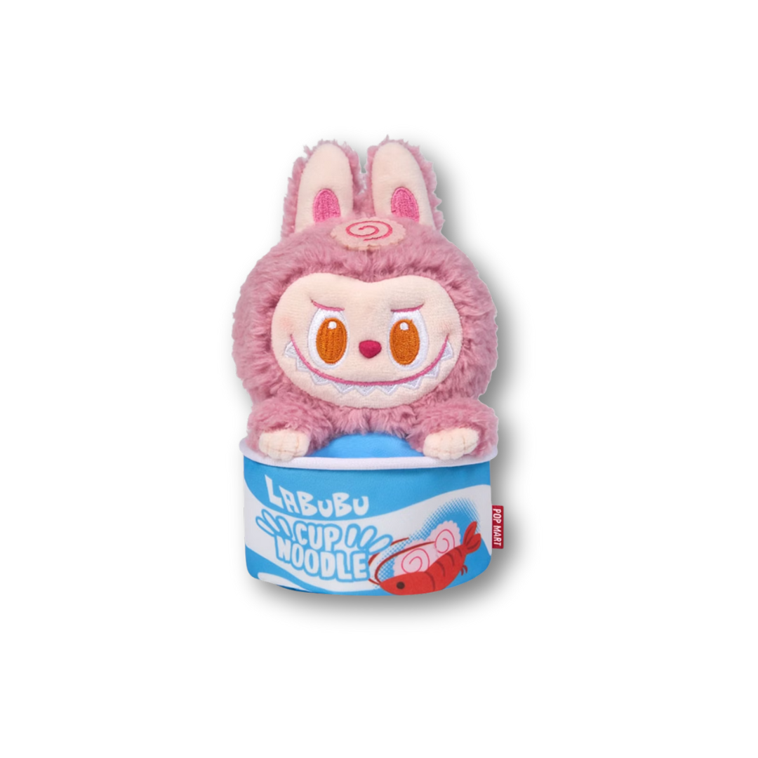 Pop Mart Labubu The Monsters Wacky Mart Series Cup Noodles Figure Storage Bag (Seafood)