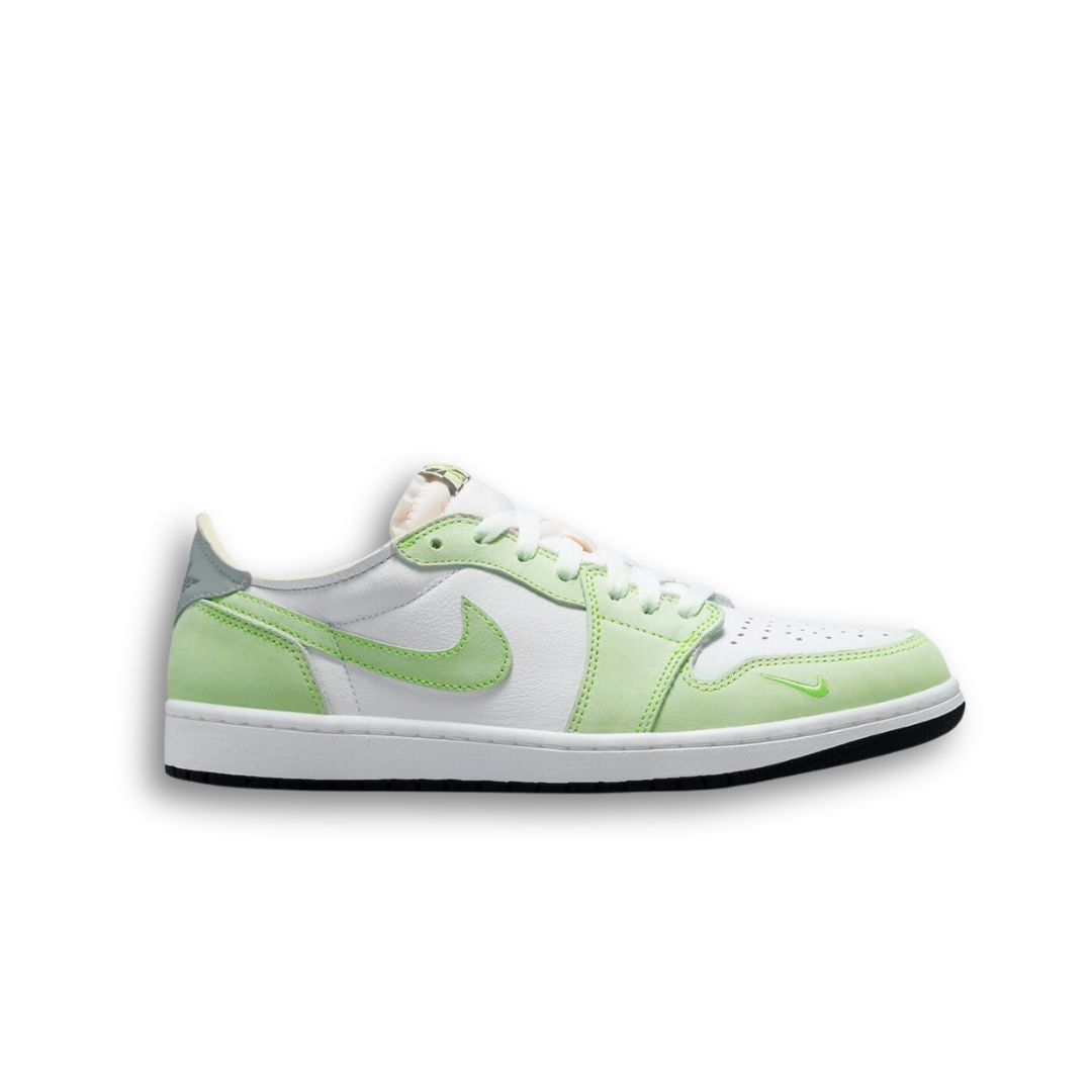 Jordan 1 Retro Low White Ghost Green Black