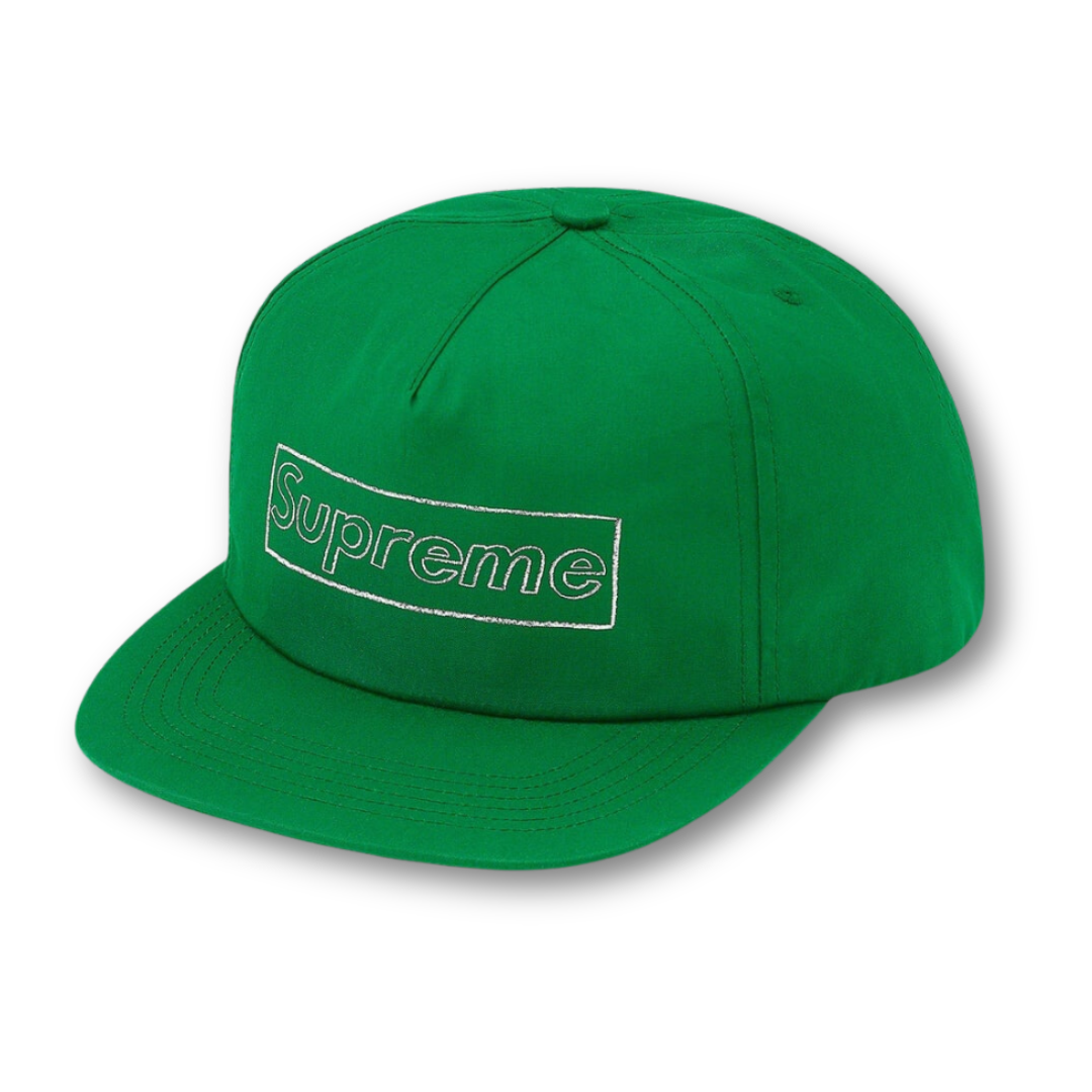 Supreme x KAWS Chalk Logo 5-Panel Green