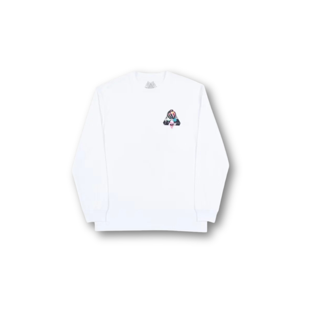 Palace Sans Ferg L/S Tee White