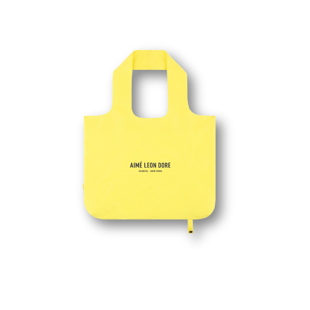 Aimé Leon Dore Packable Nylon Tote Yellow Pear