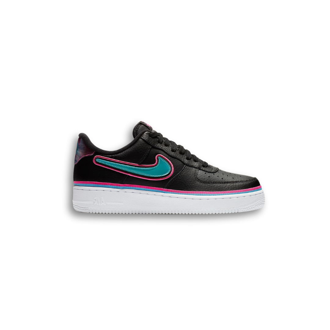 Nike Air Force 1 Low Sport (NBA Black Blue Gale Laser Fuchsia)
