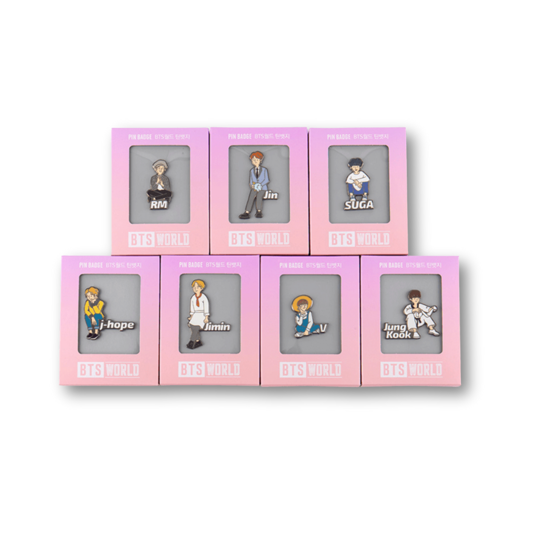 BTS WORLD Pin BADGE