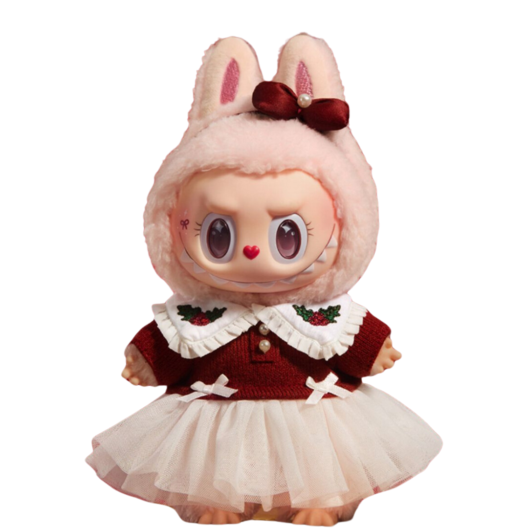 POP MART LABUBU THE MONSTERS - Mokoko Twinkly Fairy Tale Vinyl Plush Doll Pendant Keychain (Christmas Version)