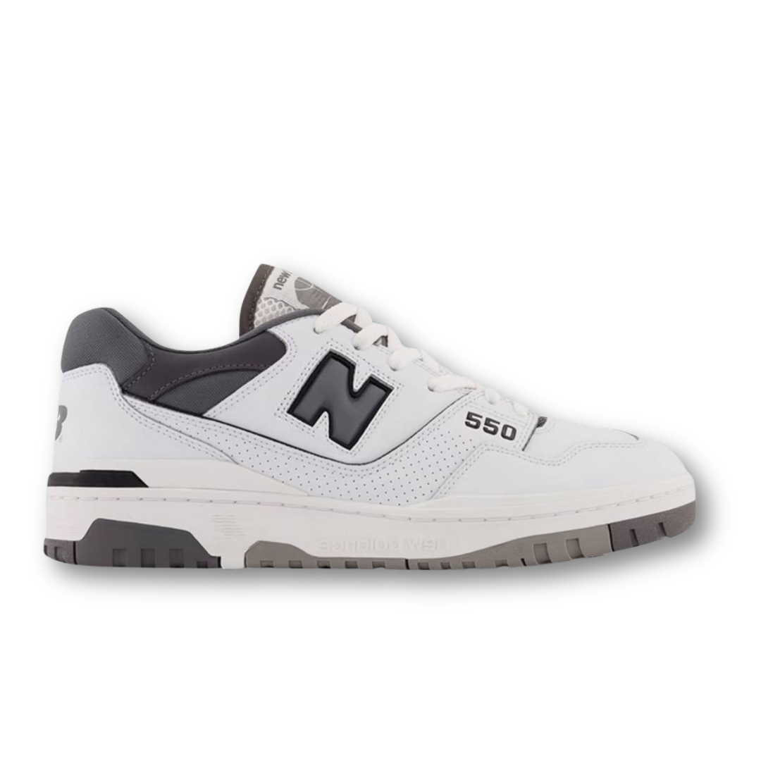 New Balance 550 White Grey Dark Grey