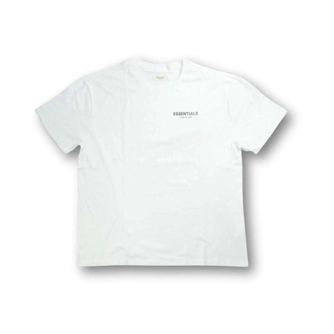 Fear of God Essentials Boxy Logo T-Shirt White