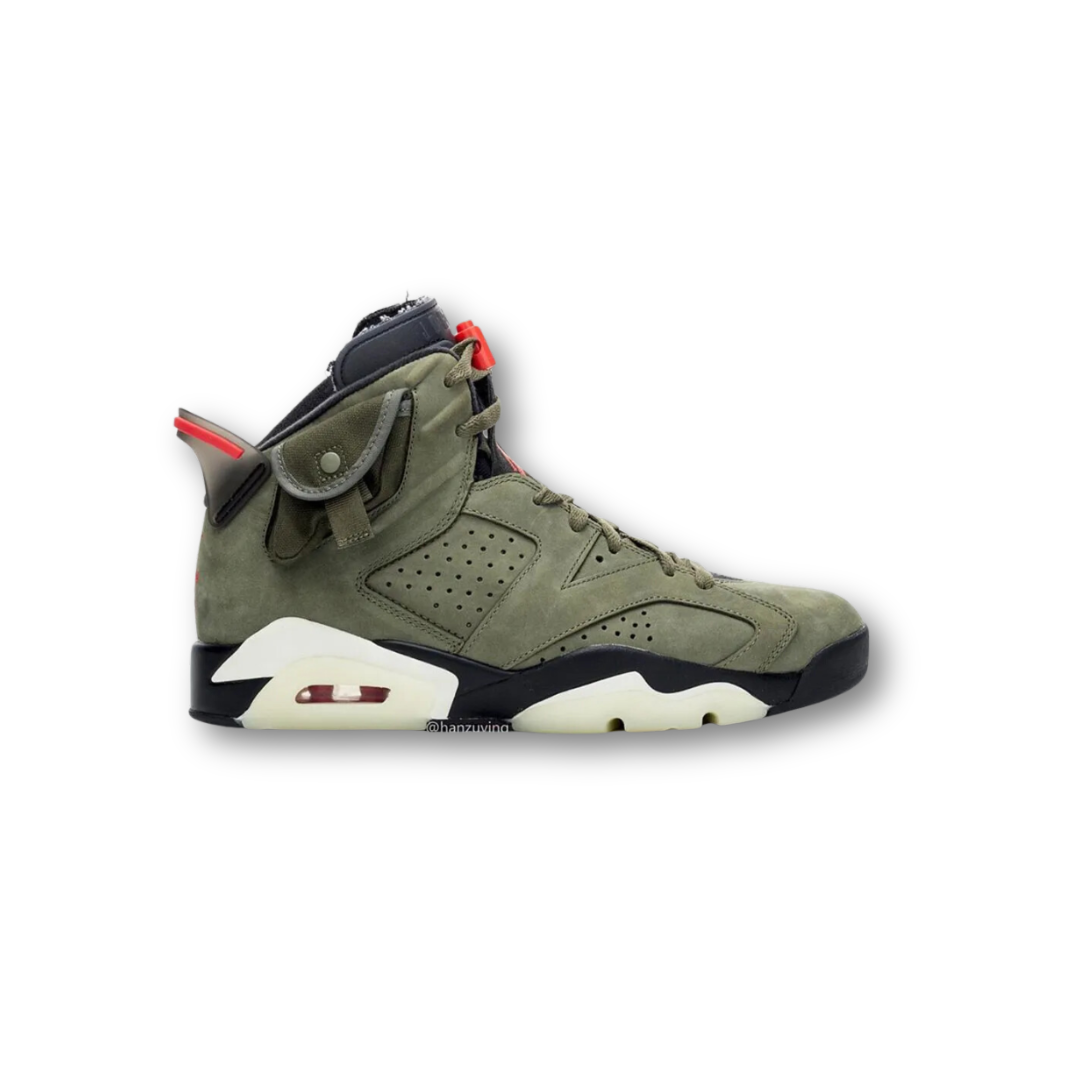 Air Jordan 6 Travis Scott Medium Olive