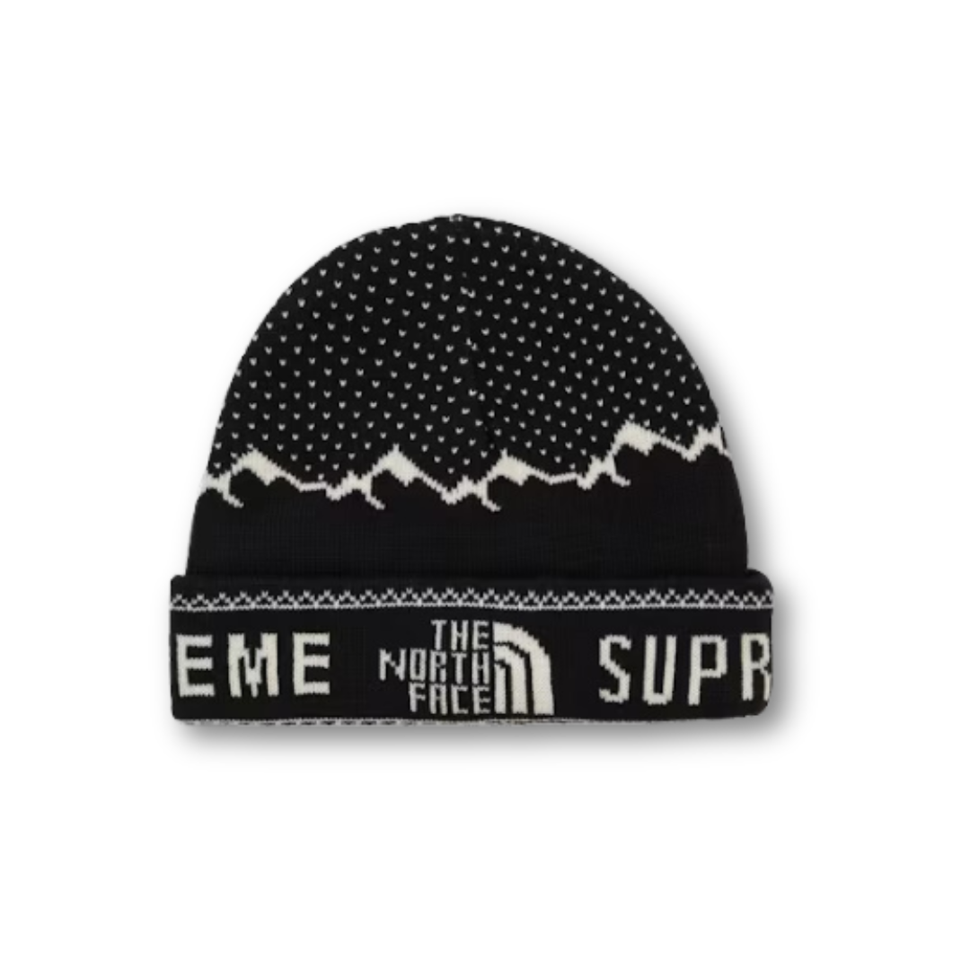 Supreme The North Face Fold Beanie Black