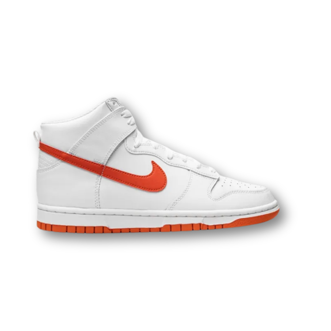 Nike Dunk High White Picante Red