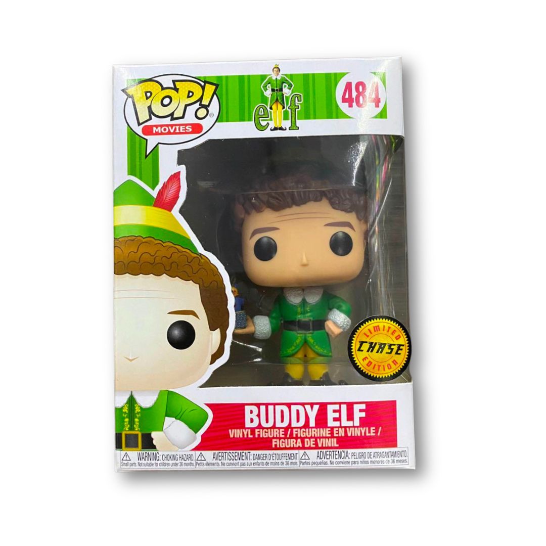 Funko Pop! Movies Elf Buddy Elf with Jack-in-the-Box (Chase Limited Edition) #484