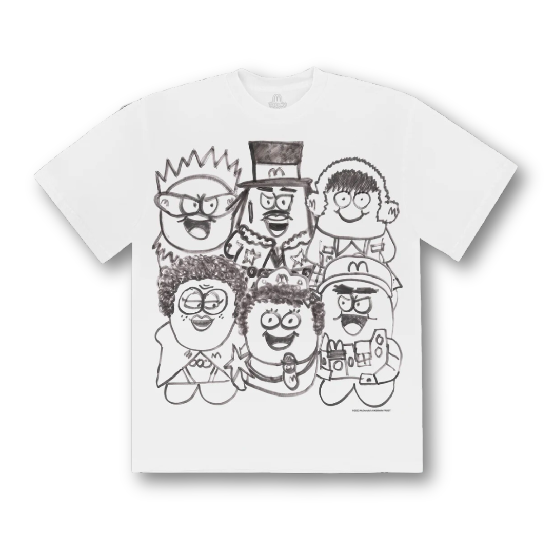Kerwin Frost Mcnugget Buddies Sketch Tee White