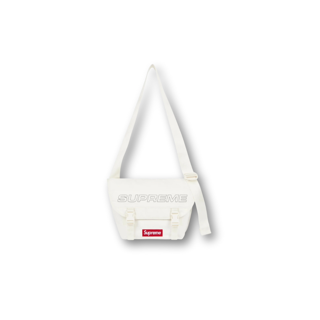 Supreme Denim Messenger Bag White (FW25)